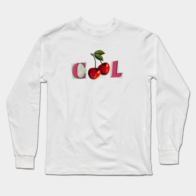 Cherry Cool Long Sleeve T-Shirt by Almanzart